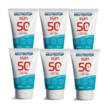 Imagem de Kit 6x Protetor Solar Neutrotop Fps50 Com 120ml - Ecofitus