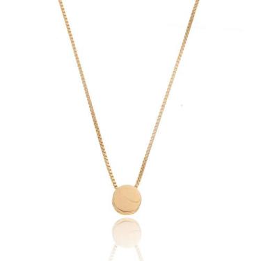 Imagem de Colar Banhado a Ouro 18k 45 cm Liso - Carolina Alcaide