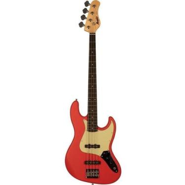 Imagem de Contrabaixo 4 Cordas Passivo Memphis Mb50 Frs Fiesta Red
