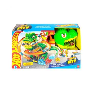 Imagem de Pista Hot Wheels City Nemesis Dino T - Rex - Mattel JBM73