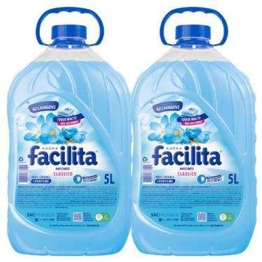 Imagem de Amaciante para Roupas Clássico 5L Audax Facilita Kit com 2 unid.