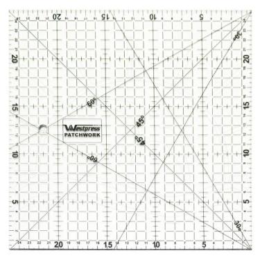 Imagem de Régua para Patchwork Westpress - 25x25cm - Mac-Len