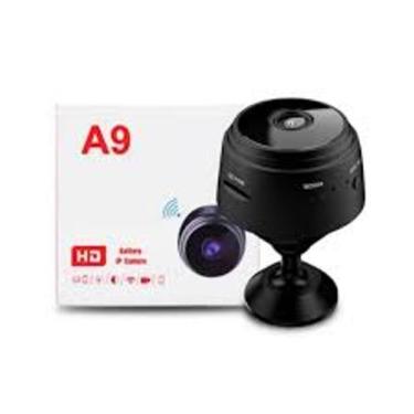 Imagem de Mini Camera De Segurança A9 Discreta Full Hd Profissional Cor Preto - 
