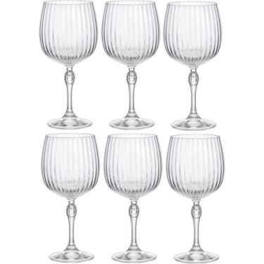 Imagem de Conjunto de 6 Taças Cristal Para Gin Tonica e Drinks 740ml - Bormioli 