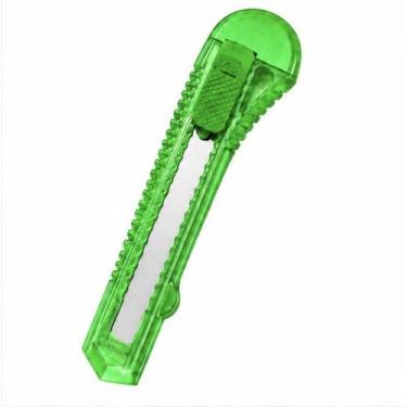 Imagem de Faca Estilete Larga  Corte Preciso e Alta Resistência - - KIT, Verde