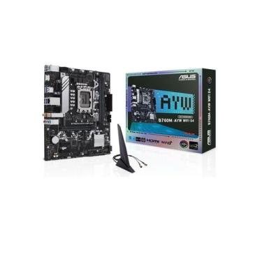 Imagem de Placa Mae Asus B760M-Ayw Wifi Ii 1700 Ddr5 M.2 Nvme Hdmi