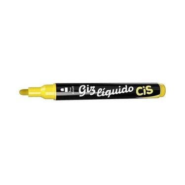 Imagem de Giz líquido Amarelo Neon 5mm - Cis, Amarelo Neon
