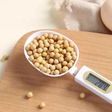 Imagem de Colher Pegador Balança Precisão Digital Cozinha Ração Pet - TOPCHEF