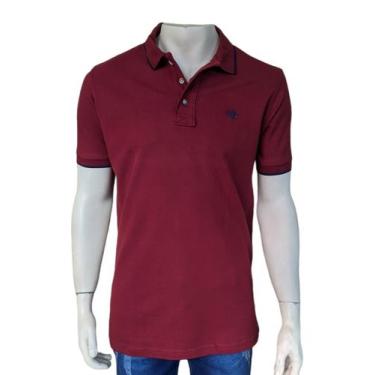 Imagem de Camisa Polo, Masculina, Malha Piquet, 1036 tbm tamanho Plus Size c/det