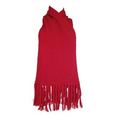 Imagem de Cachecol Katlen Tricot Modelo Fang, 70% Poliéster / 30% Acrílico, Verm