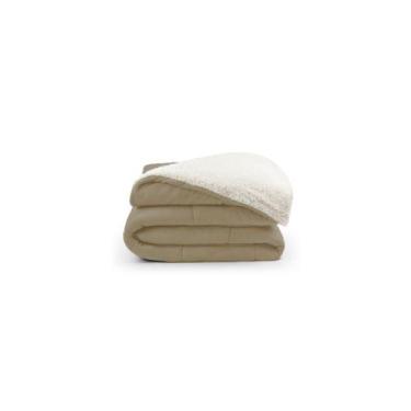Imagem de Coberdrom King Noruega Sherpa Manta Flannel 1pç - 100% Poliéster - Beg