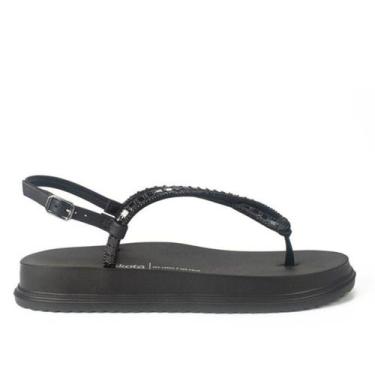 Imagem de Sandália Dakota Flatform Com Brilhos - Preta, Preto, 37