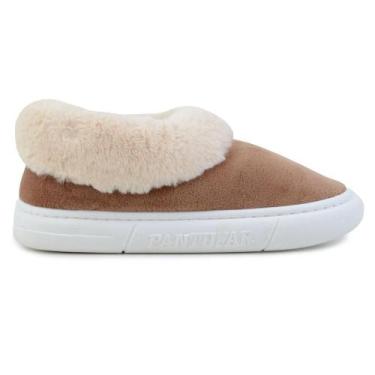 Imagem de Pantufa Feminina Specht Plus Peluciada Marrom - 6680, 37, Marrom