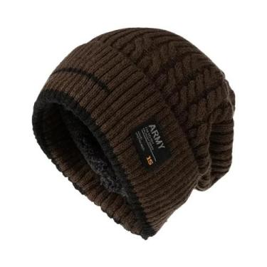 Imagem de Gorro De Inverno Unissex Grosso E Quente, Boné De Ciclismo Tricotado P
