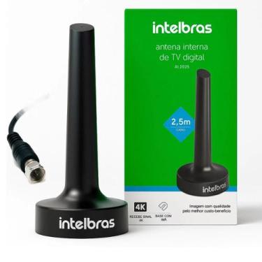 Imagem de Antena Interna para TV Digital Intelbras AI 2025 2,5 Metros HDTV 4 em 
