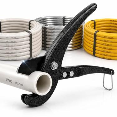 Imagem de Tesoura Corta Tubos 32mm Profissional Lâmina SK5 Para Cano PVC PEX Alu