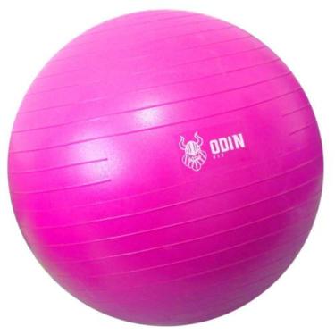 Imagem de Bola de Ginástica Suíça Yoga Pilates 55cm Odin Fit, Rosa