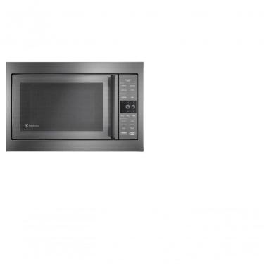 Imagem de Forno Micro-ondas Embutir Electrolux ME3BC 34L 1400W Descongelamento Tira Odor Trava Segurança Cinza-escuro