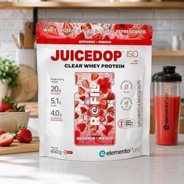 Imagem de Juicedop Refil_sabor morango com hibisco - Elemento Puro