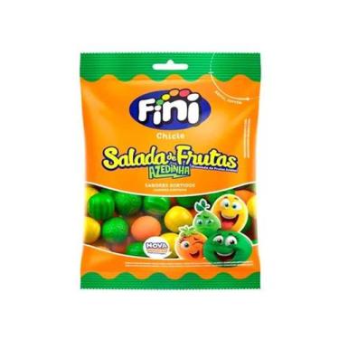 Imagem de Chiclete Fini Salada de Frutas Azedinha Pacote 230g