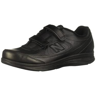Imagem de New Balance Tênis de caminhada masculino 577 V1 com cadarço, Preto/preto, 46