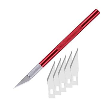 Imagem de Estilete De Precisão Para Modelismo Tipo Bisturi + 6 Lâminas