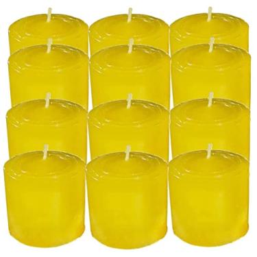 Imagem de Kit 12 Velas Aromáticas Decorativas Repelente 80g Citronela