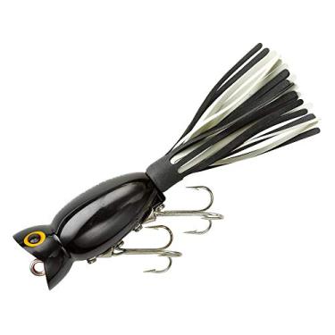 Imagem de Arbogast Isca de pesca Hula Popper Topwater, preta, G750 (5,75 cm, 1,7 g)