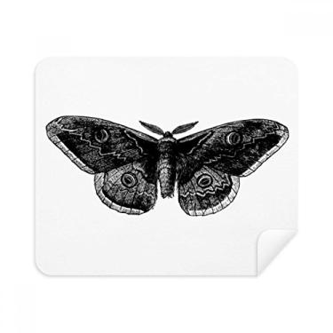 Imagem de Pano de limpeza de pipa borboleta preta, 2 peças, tecido de camurça