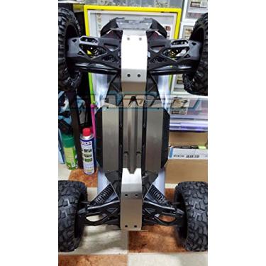 Imagem de Raidenracing Protetor de chassi de aço para proteção frontal e traseira para Traxxas X-Maxx 6S 8S