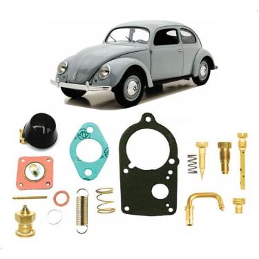 Imagem de Kit Reparo Carburador Simples 30 Pic Fusca 1300 1974/1983