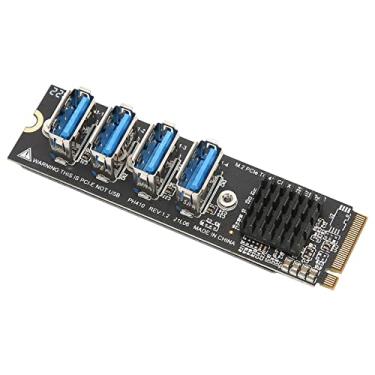 Imagem de Placa de expansão M.2 para PCIe, M.2 para PCIE 4 portas PCI Express (PCIe) para desktop para XP Vista 7 8 10 para Linux para OS X