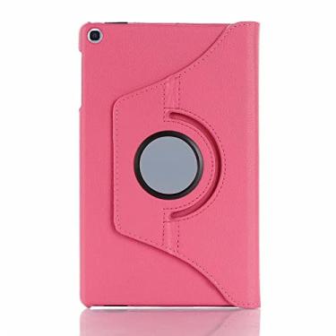 Imagem de ZiEuooo Capa protetora completa em couro durável e criativo personalidade fashion para tablet Samsung Galaxy S2 S3 S4 S5e S6 Lite S7 (S7 2020 T870 T875, vermelho)