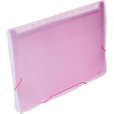 Imagem de ACP Pasta Sanfona A4 com 12 Divisões, Rosa, 235 x 330 x 35 mm
