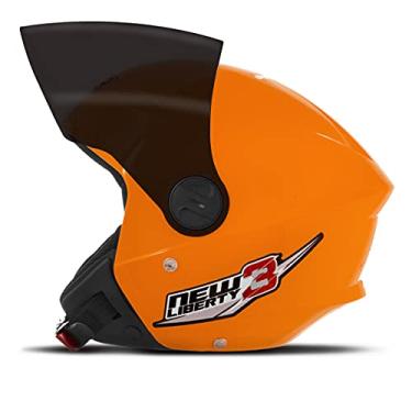 Imagem de CAPACETE ABERTO PRO TORK NEW LIBERTY 3 SOLID LARANJA TAM. 56 VIS. FUMÊ