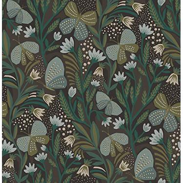 Imagem de Papel de parede para descascar e colar Papillon Chocolate