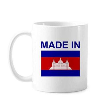 Imagem de Feito no Camboja Caneca Country Love Cerâmica Cerâmica Café Porcelana Utensílios de Mesa