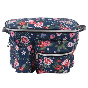 Imagem de Bolsa de mamãe, bolsa de mamãe suspensa com estampa de desenho animado multifuncional para festa (flor)