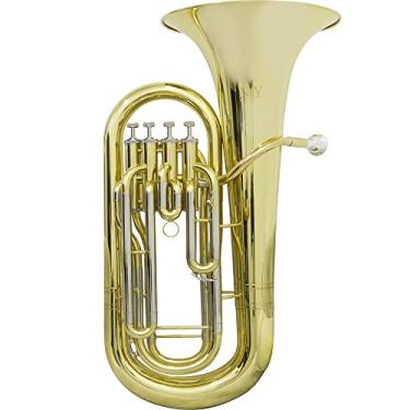 Imagem de Bombardino Euphonium de 4 Chaves EP 340 Laqueado Dourado com Case New York