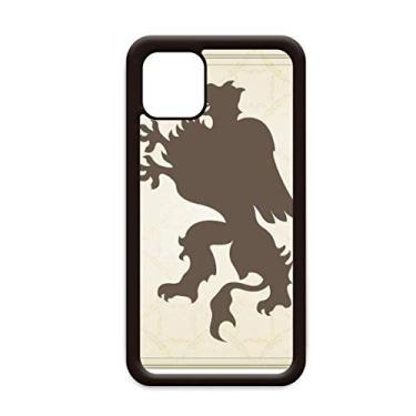 Imagem de Capa Europ Animals National Emblem Cheetah para iPhone 12 Pro Max para Apple Mini Mobile Case