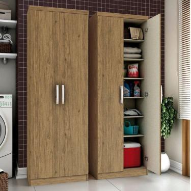 Imagem de Armário Multiuso 2 Portas Leve Henn Rústico