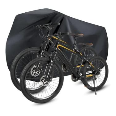 Imagem de Capa Para Cobrir Bicicleta em Couro Impermeável Forrada Anti-uv