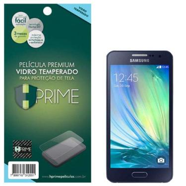 Imagem de Pelicula de Vidro temperado 9h HPrime para Samsung Galaxy A3, Hprime, Película Protetora de Tela para Celular, Transparente