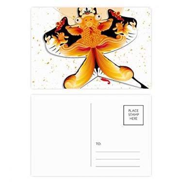 Imagem de Cartão postal com padrão de pipa de cultura tradicional chinesa, cartão de felicitações de aniversário