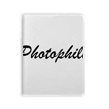Imagem de Palavra estilosa Photophile Art Deco, moderna, caderno, capa de chiclete, diário de capa macia