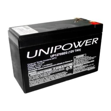 Imagem de Bateria Selada para Nobreak e Sistemas de Monitoramento e Segurança - 12V / 7Ah - Unipower UP1270SEG