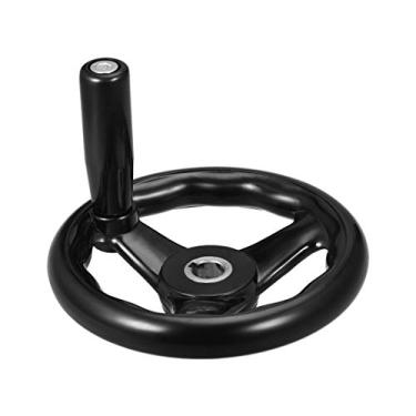 Imagem de Uxcell Uxcell Roda de mão 160 mm Diâmetro 16 mm Diâmetro do orifício para máquina de moagem