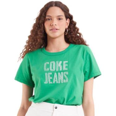 Imagem de Camiseta Coca Cola Comfort Ou23 Verde Feminino