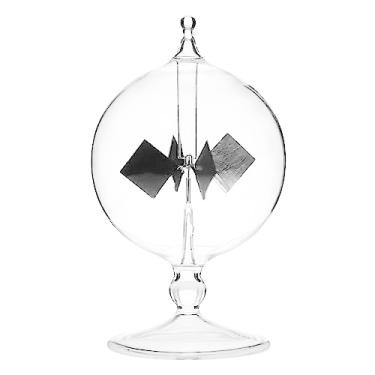 Imagem de 1 Unidade Piranômetro Radiômetro Solar Vidro Radiômetro Brinquedos De Ferramentas Radiômetro De Crookes Decoração Para Casa Aluna Vidro De Alto Borosilicato Lâmina Área De Trabalho