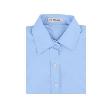 Imagem de Camisa Feminina Milani MC Lisa Azul Claro - 3008-Masculino